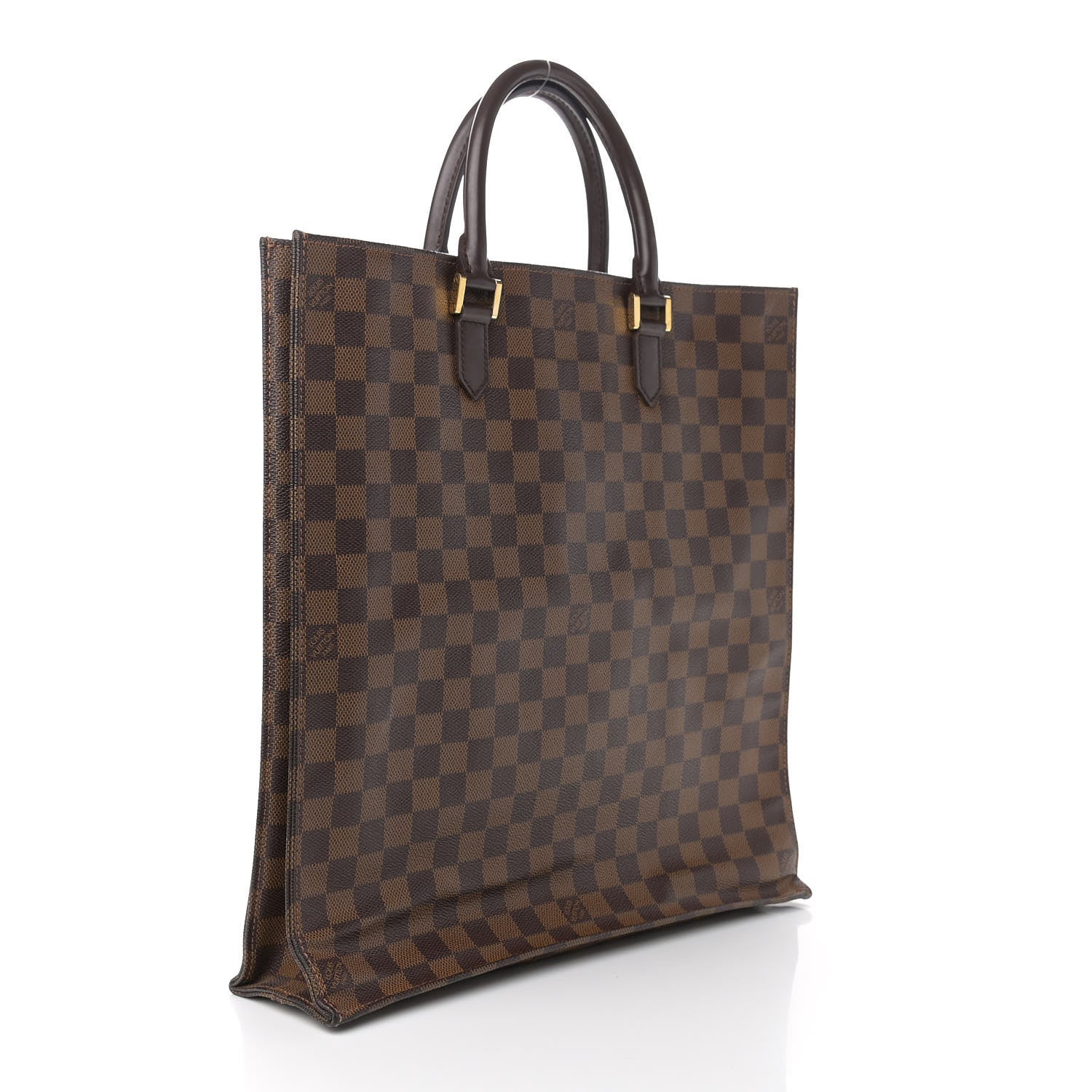 Louis Vuitton Damier Ebene Sac Plat 3 of 9