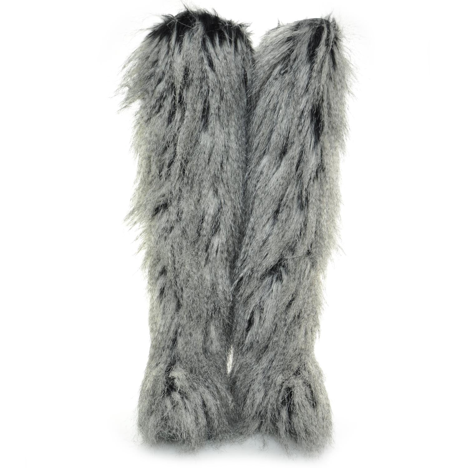 Chanel Fantasy Fur Icicle Heel Mukluks Boots 39 1 of 7
