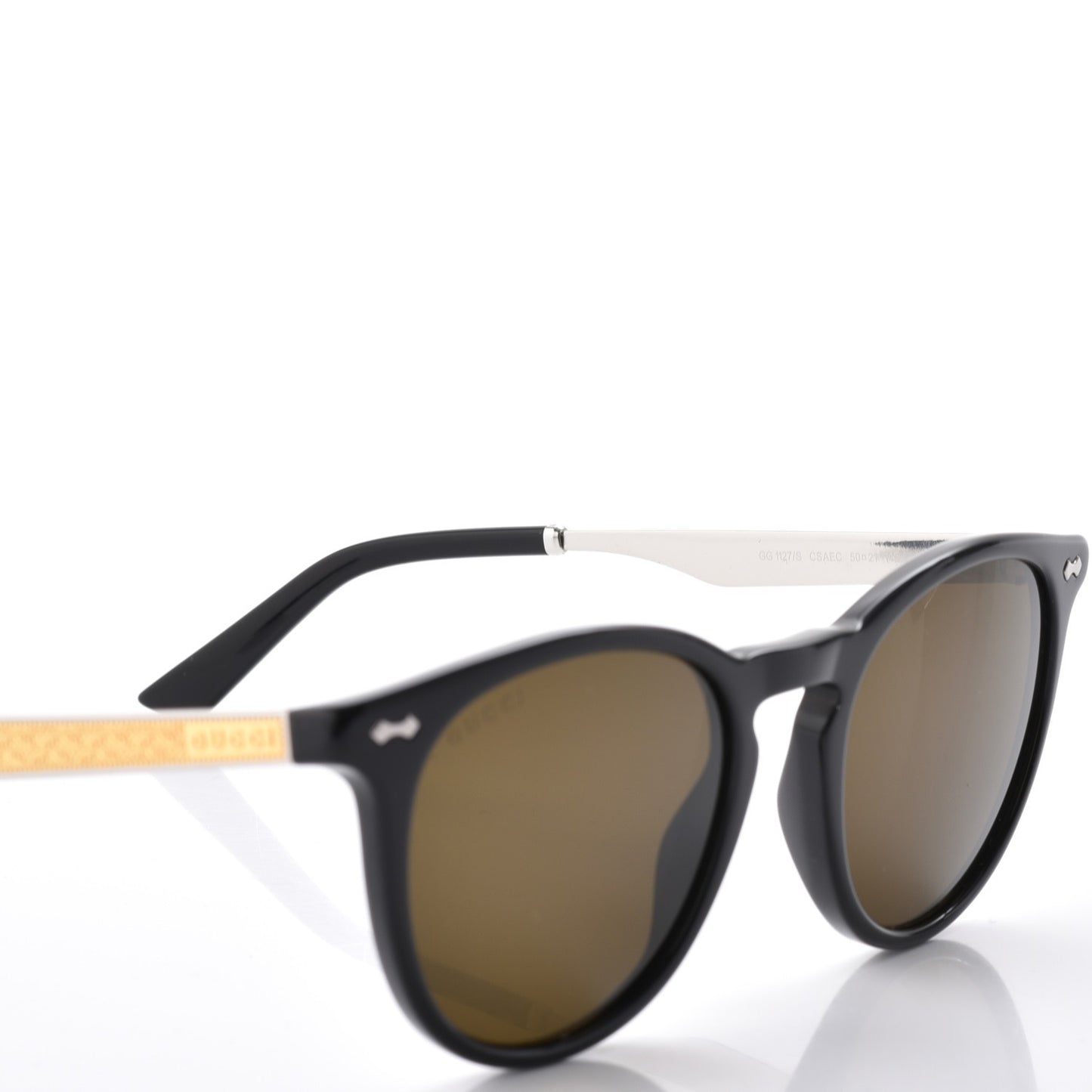 Round GG1127/S Sunglasses Black