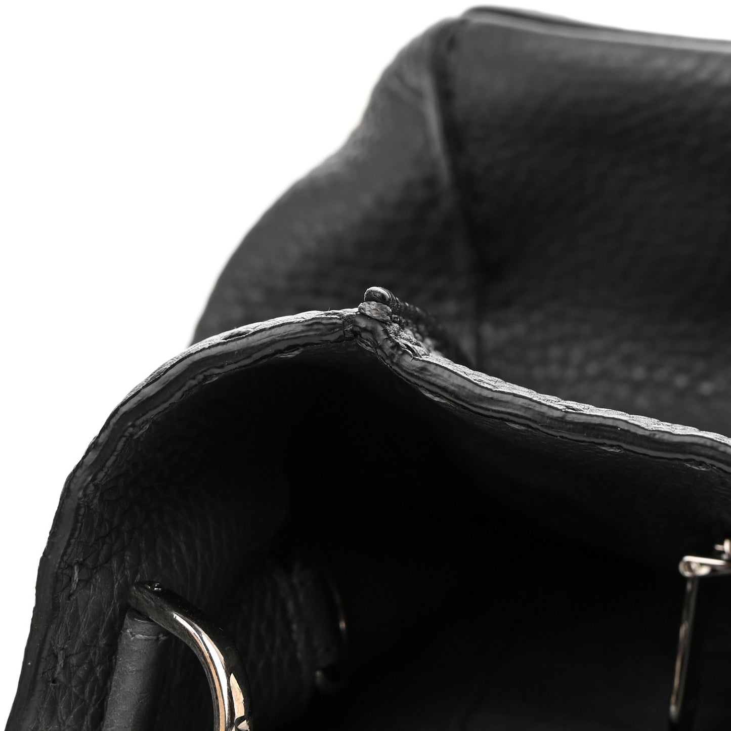Cuoio Romano Selleria Large Anna Bucket Bag Asfalto