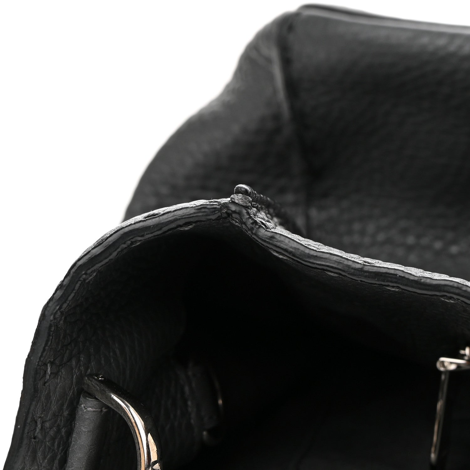 Fendi Cuoio Romano Selleria Large Anna Bucket Bag Asfalto 11 of 11