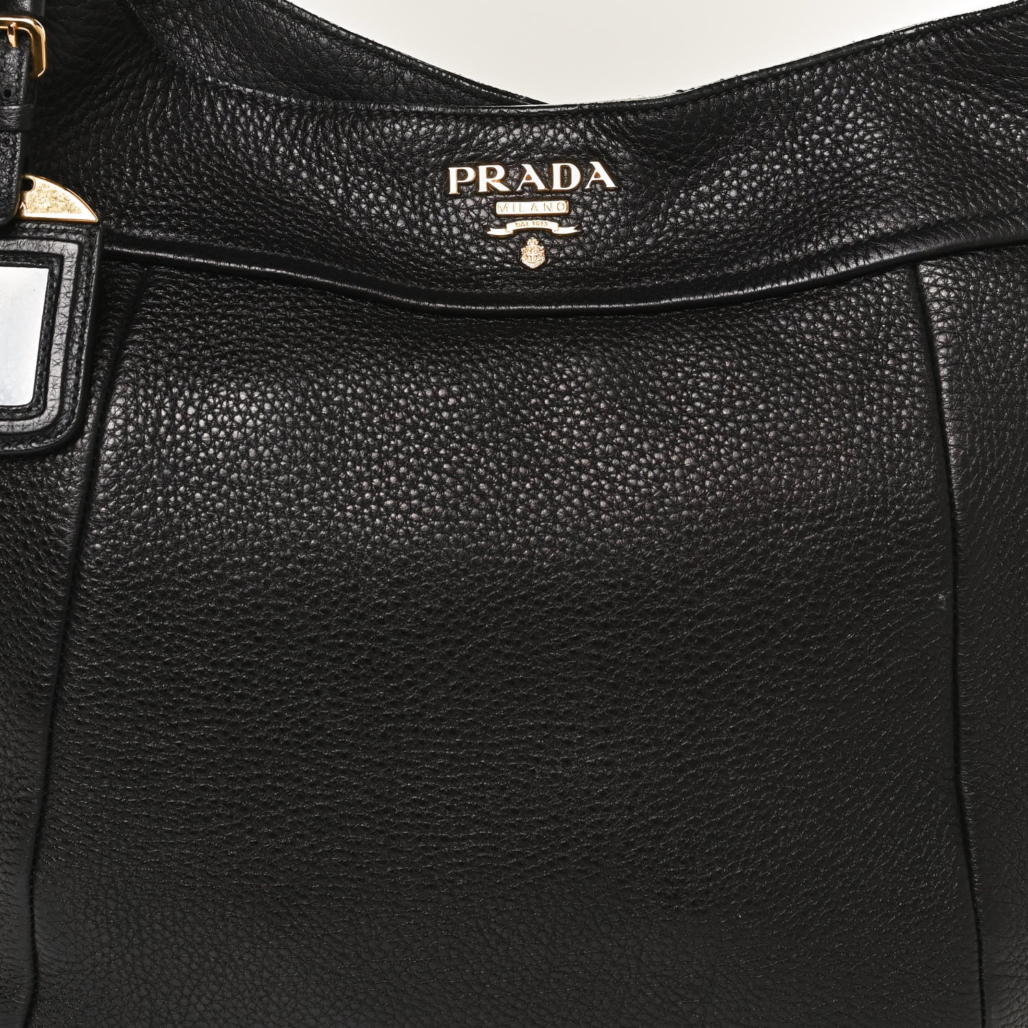 Prada Vitello Daino Hobo Black 9 of 11