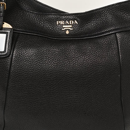 Prada Vitello Daino Hobo Black 9 of 11