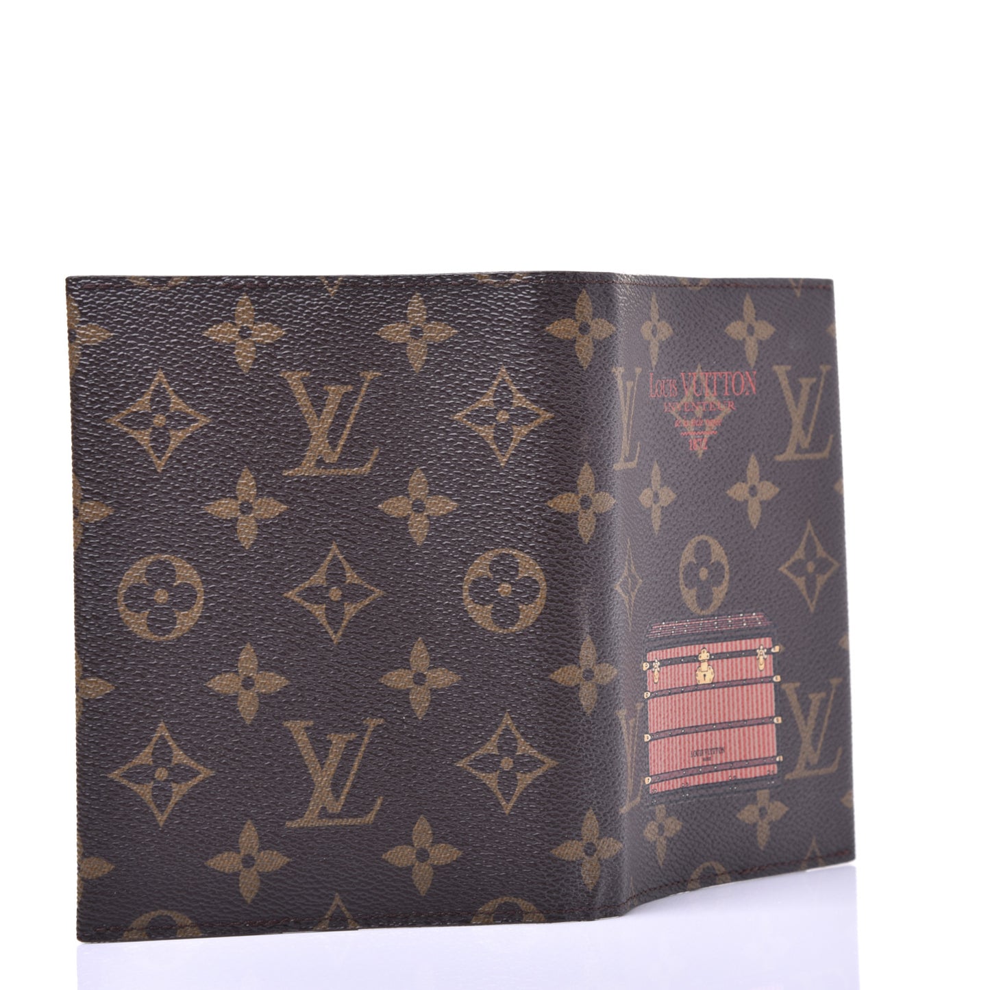 Monogram Trunks and Locks Passport Cover