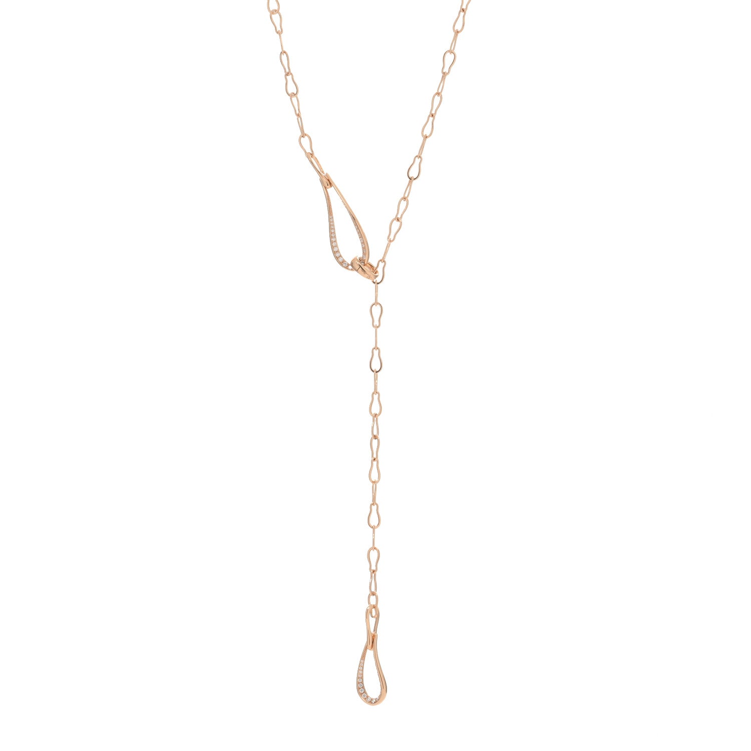 Pomellato 18K Rose Gold Diamond Fantina Necklace 1 of 3