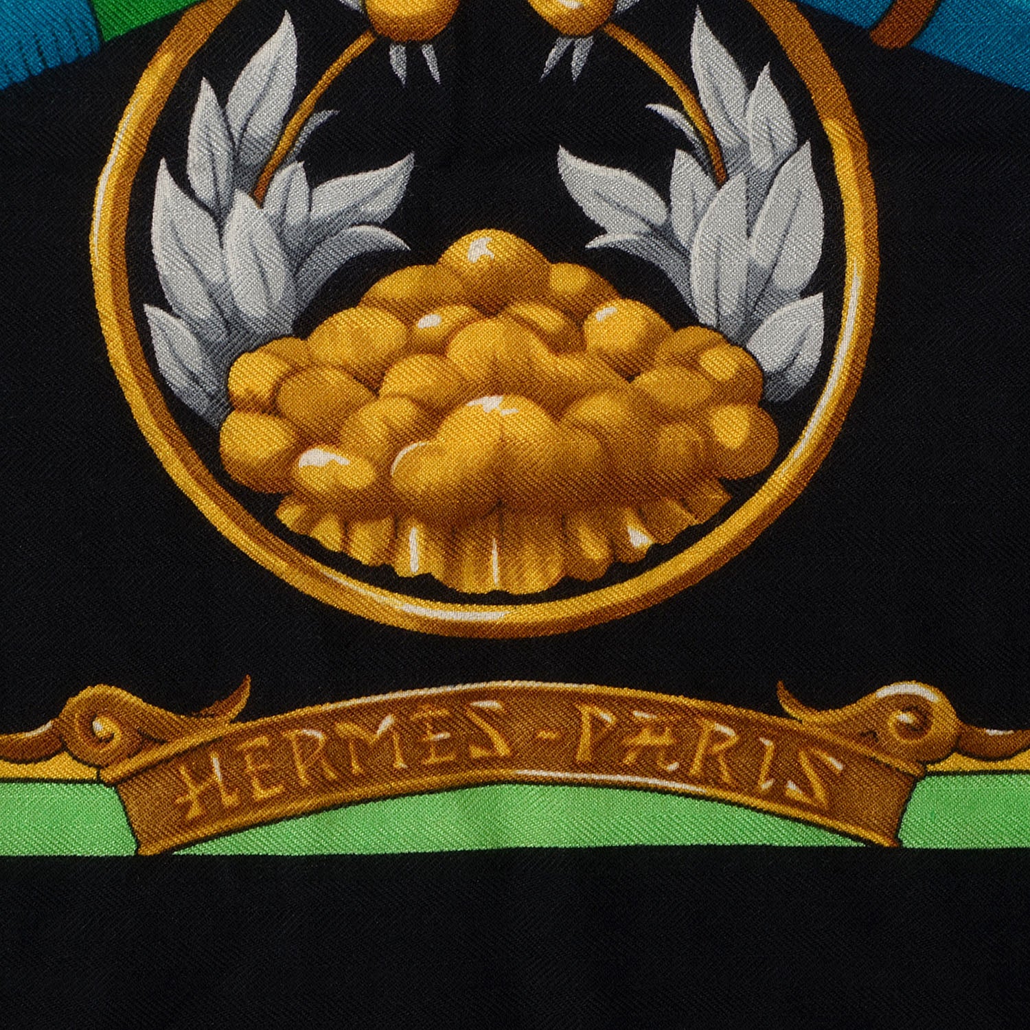 Hermes Silk Cashmere Daimyo Princes du Soleil Levant Shawl 140 GM 5 of 5