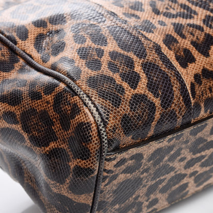 Dolce & Gabbana Calfskin Embossed Leopard Print Large Miss Sicily Shopper Tote 11 of 15