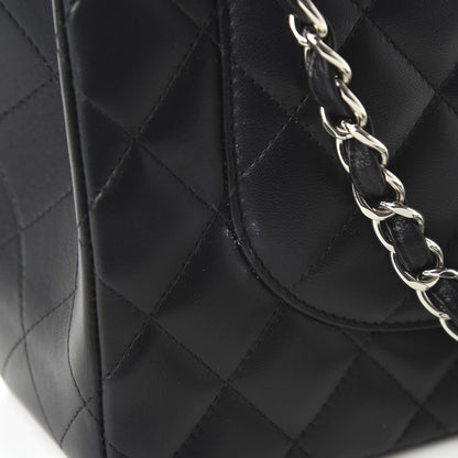 Chanel Lambskin Quilted Jumbo Double Flap Black 11 of 11