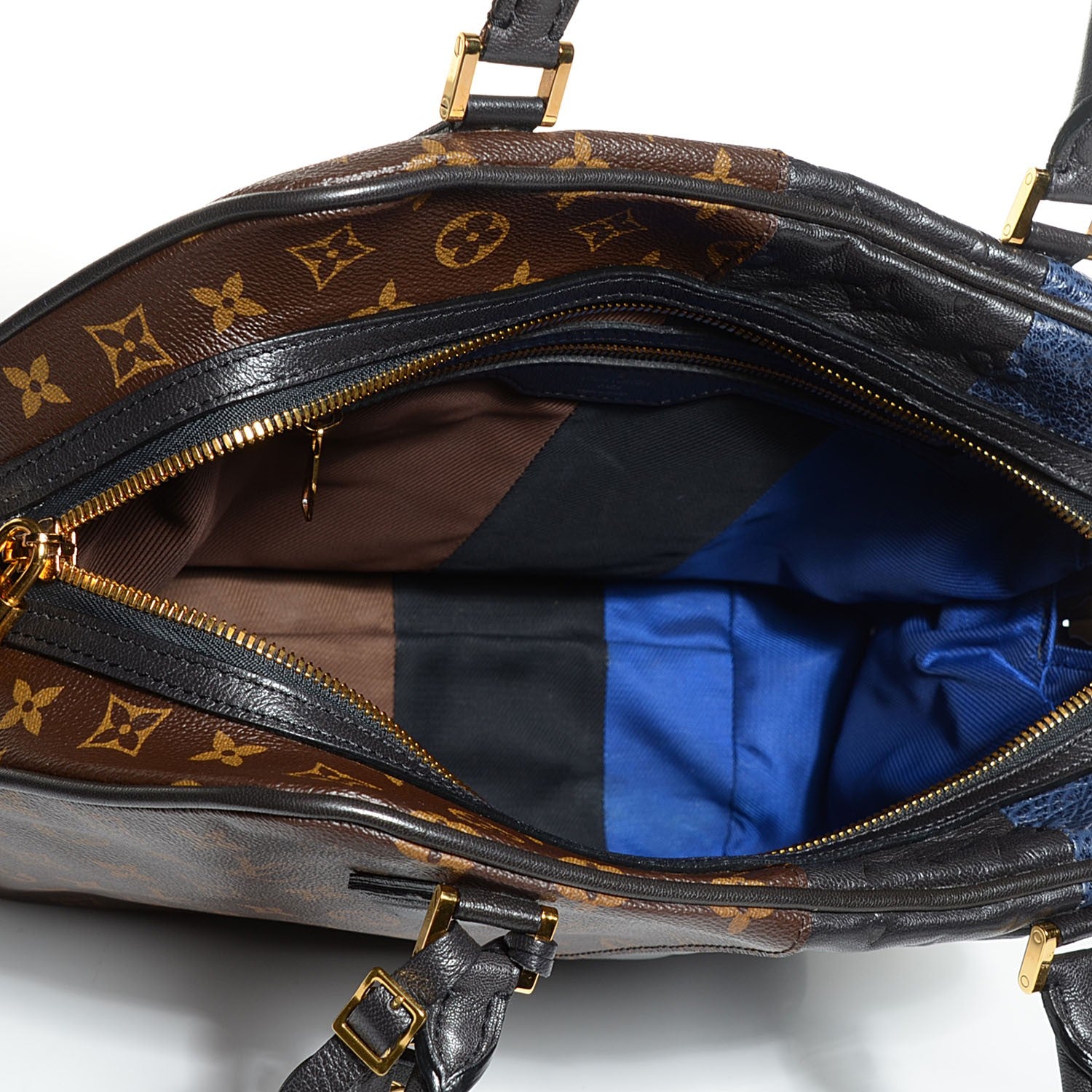 Louis Vuitton Monogram Stripes Medium Bag Marine 5 of 7