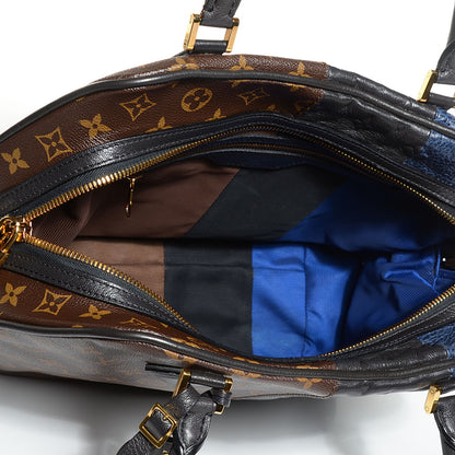 Louis Vuitton Monogram Stripes Medium Bag Marine 5 of 7