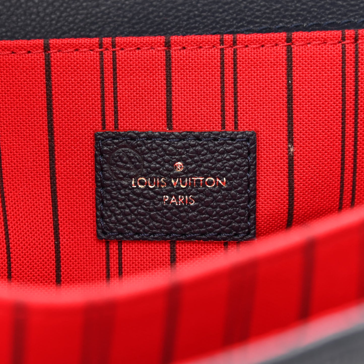 Empreinte Pochette Metis Marine Rouge