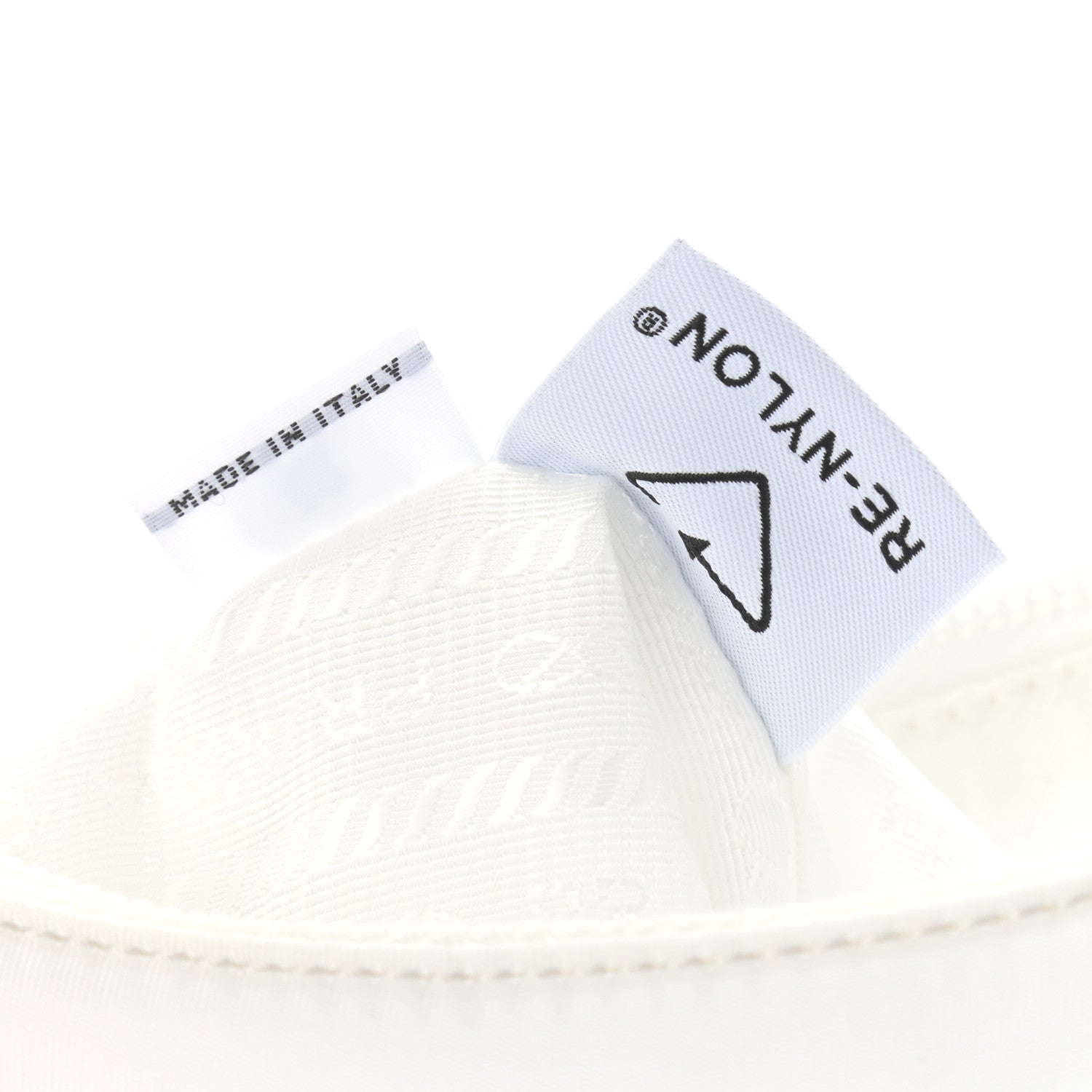 Prada Tessuto Nylon Mini Re-Edition 2000 Bag White 7 of 11