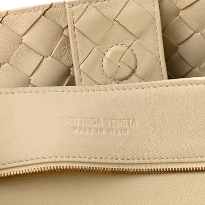 Bottega Veneta Nappa Intrecciato Large Andiamo Shoulder Bag Sea Salt 6 of 10