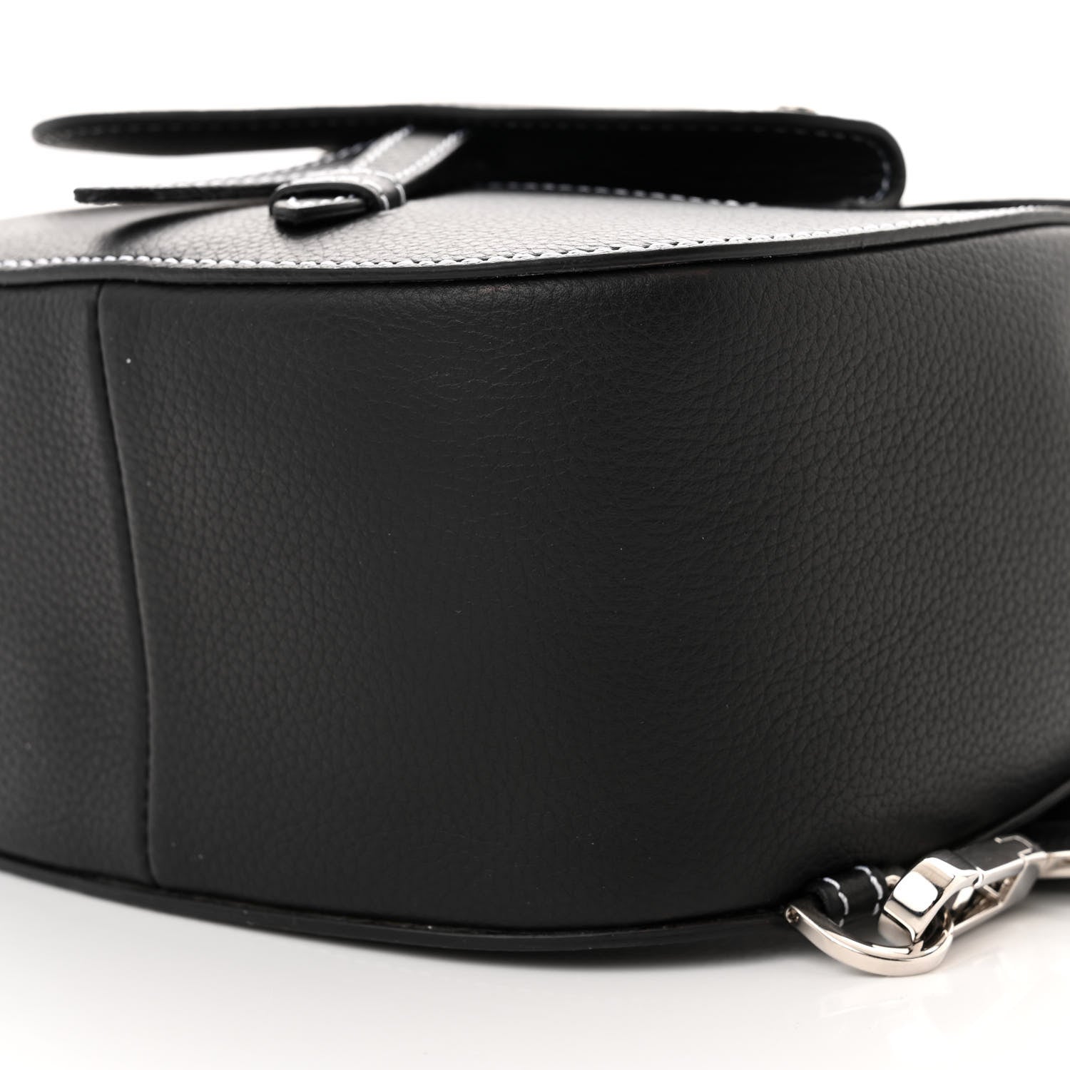 Christian Dior Calfskin Saddle Backpack Black 10 of 10