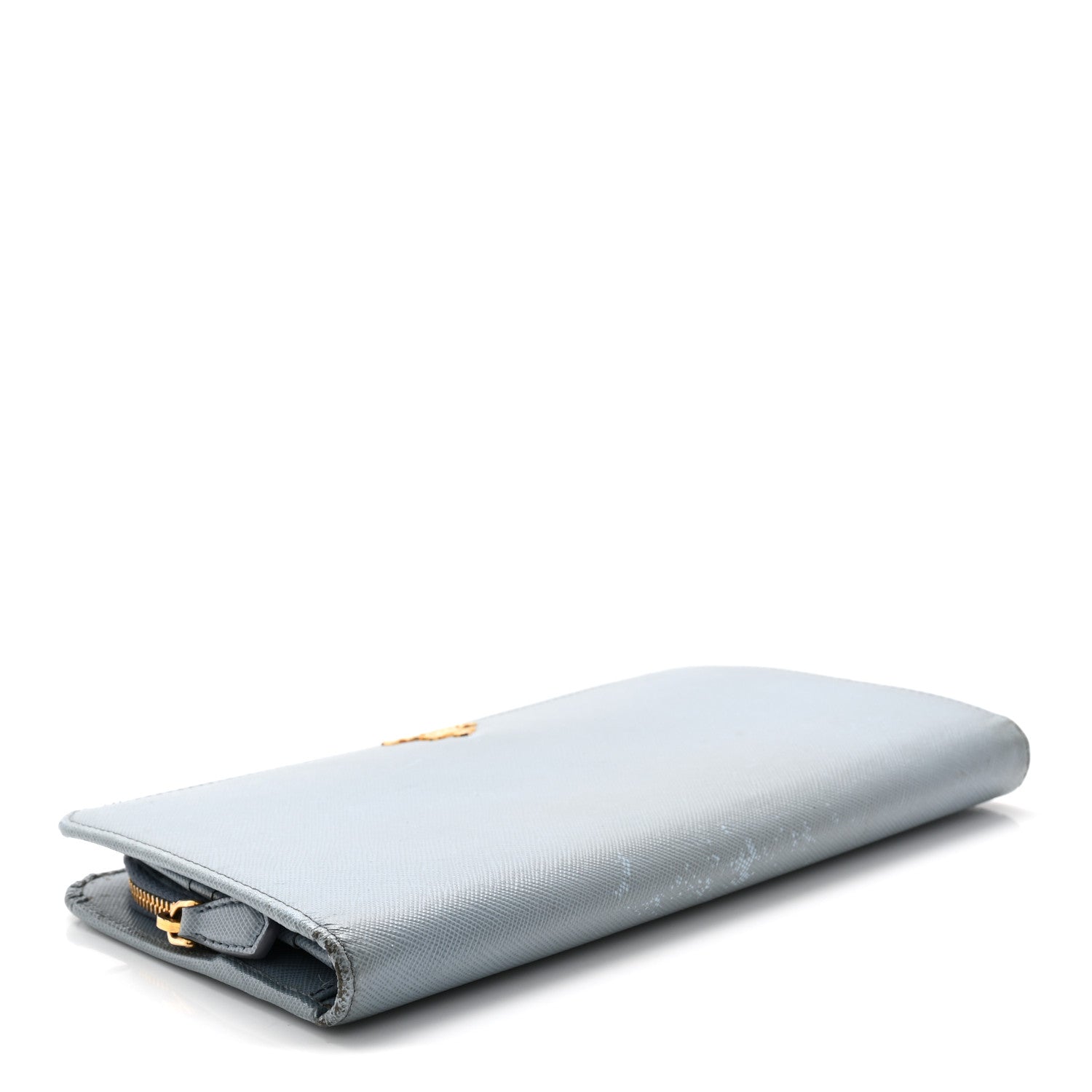 Prada Saffiano Metal Continental Wallet Astrale 4 of 14