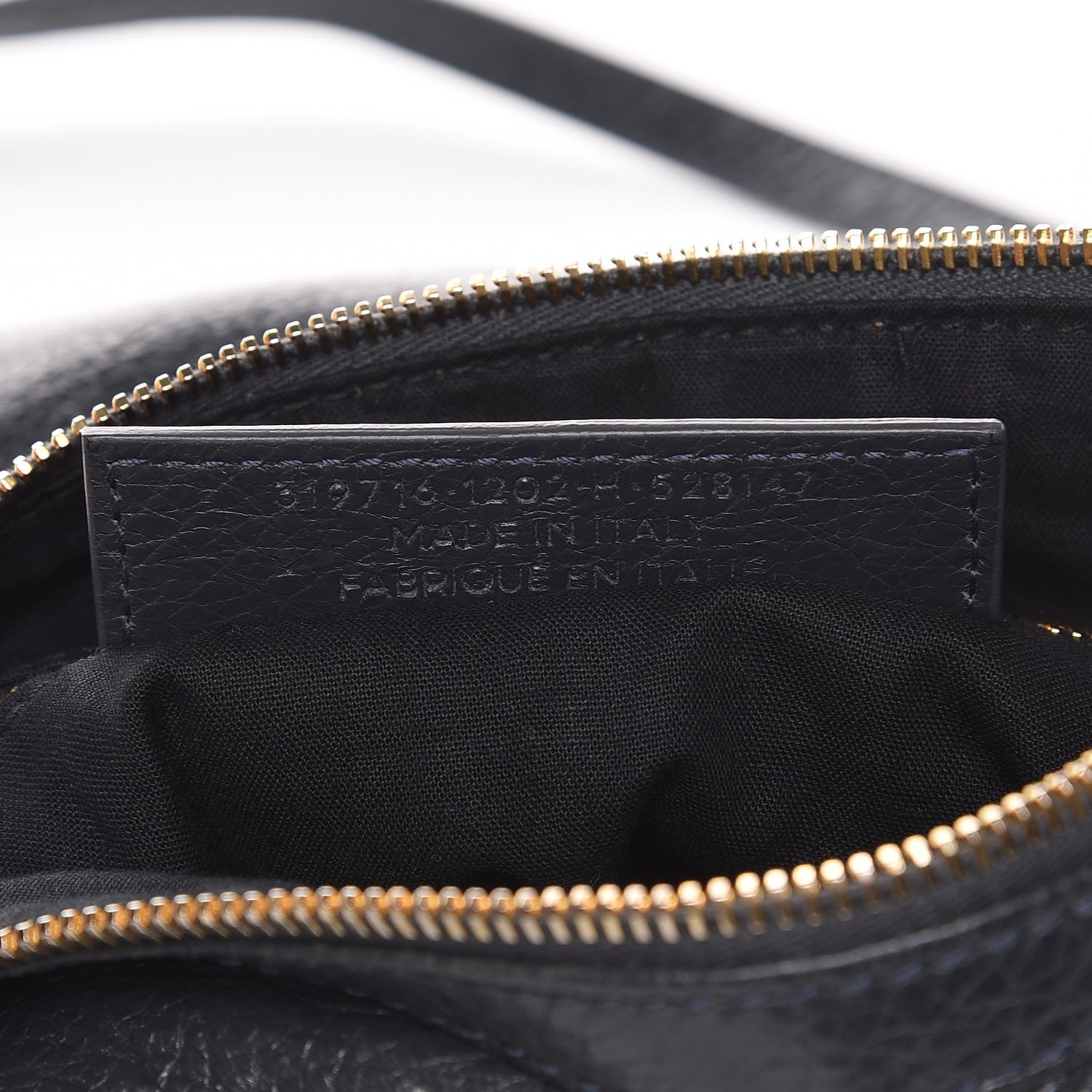 Balenciaga Agneau Giant 12 Gold Hardware Flat Crossbody Anthracite 7 of 7