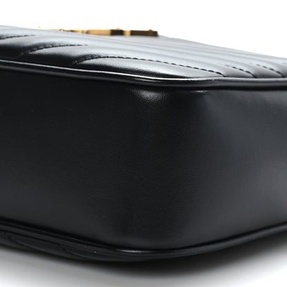 Saint Laurent Calfskin Matelasse Monogram Lou Camera Bag Black 9 of 9