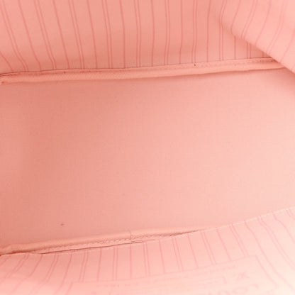 Louis Vuitton Damier Azur Neo Neverfull MM Rose Ballerine 5 of 14