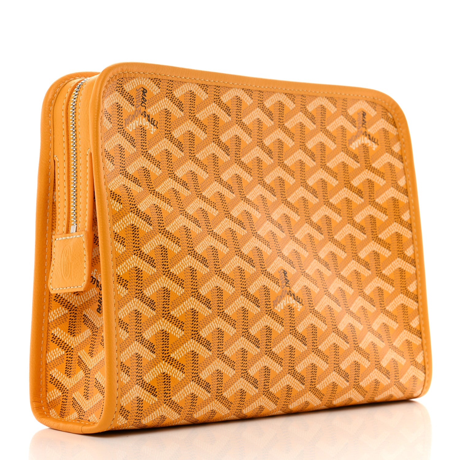 Goyard Goyardine Jouvence Toiletry Pouch Yellow 3 of 6