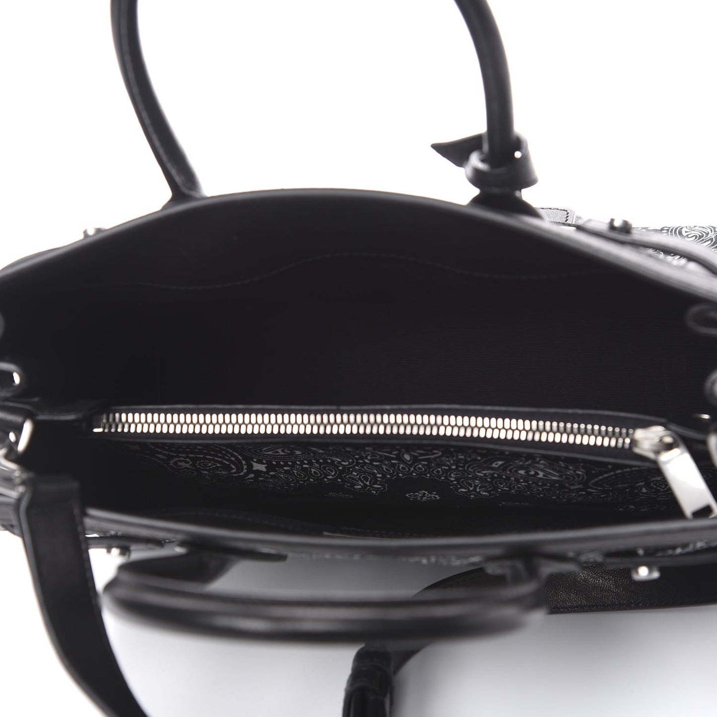 Calfskin Cotton Bandana Baby Sac De Jour Black