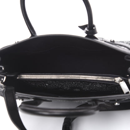 Saint Laurent Calfskin Cotton Bandana Baby Sac De Jour Black 4 of 9