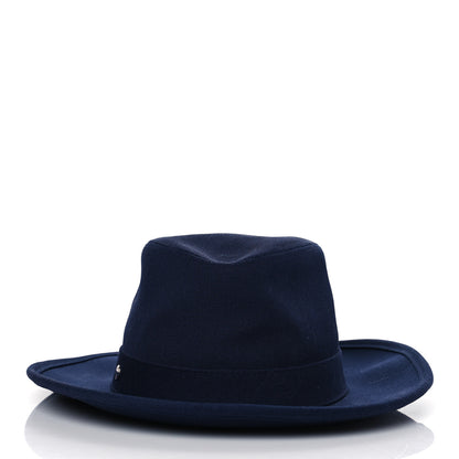 Hermes Toile Ossie Hat 57 Blue 1 of 7