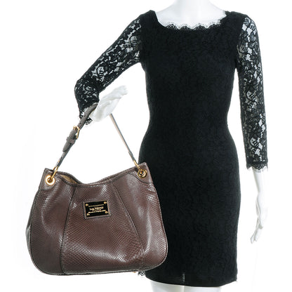 Louis Vuitton Python Galliera PM Gris 2 of 8