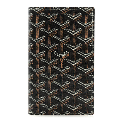 Goyard Goyardine Grenelle Passport Wallet Black Gold 1 of 6
