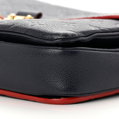 Louis Vuitton Empreinte Pochette Metis Marine Rouge 9 of 18
