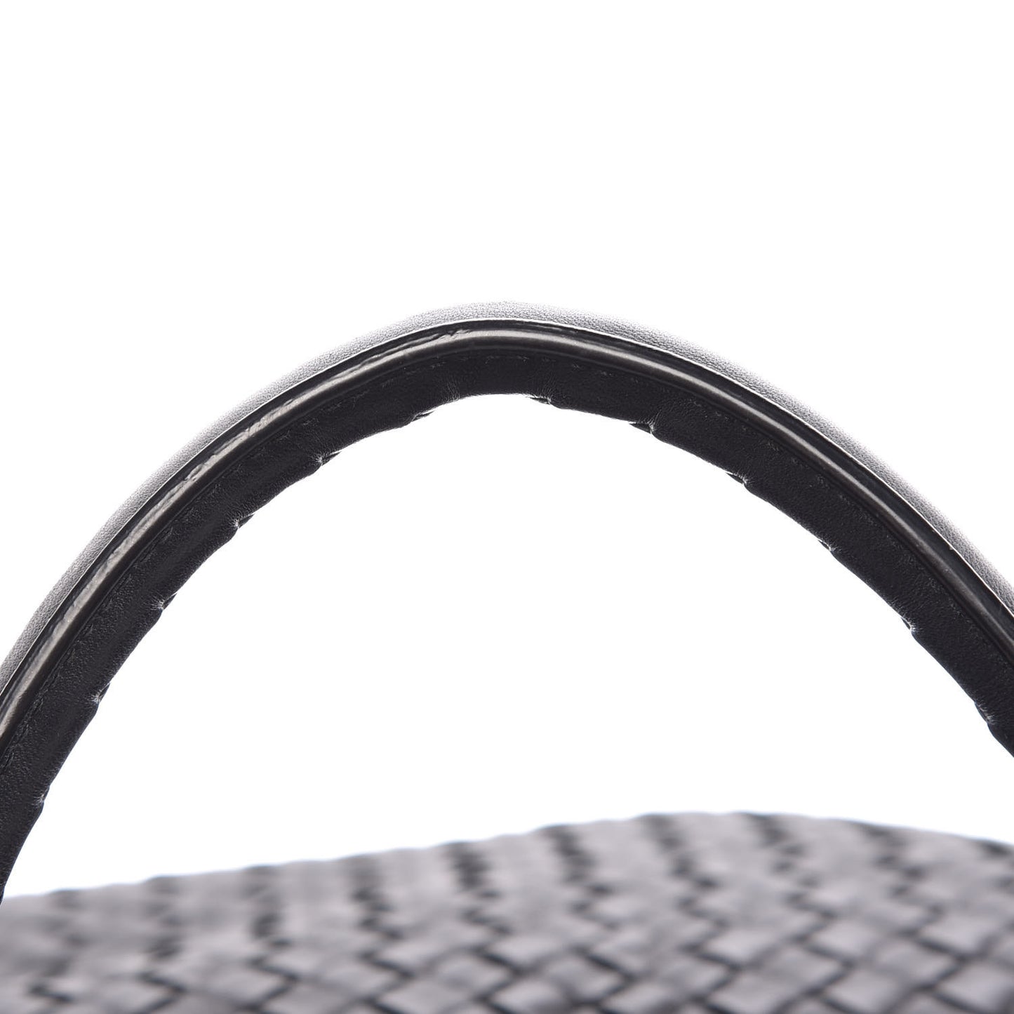 Nappa Intrecciato Maxi Convertible Tote Black
