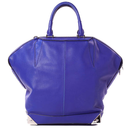 Alexander Wang Leather Large Emilie Azure 1 of 9
