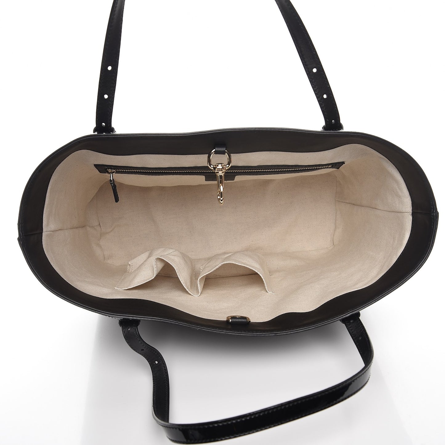 Patent Microguccissima Medium Nice Tote Black