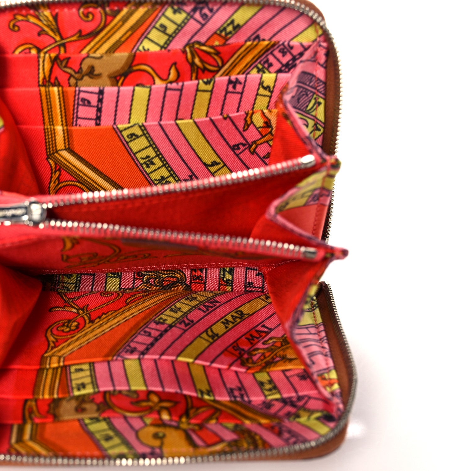 Hermes Epsom Silk'in Compact Wallet Gold 5 of 9