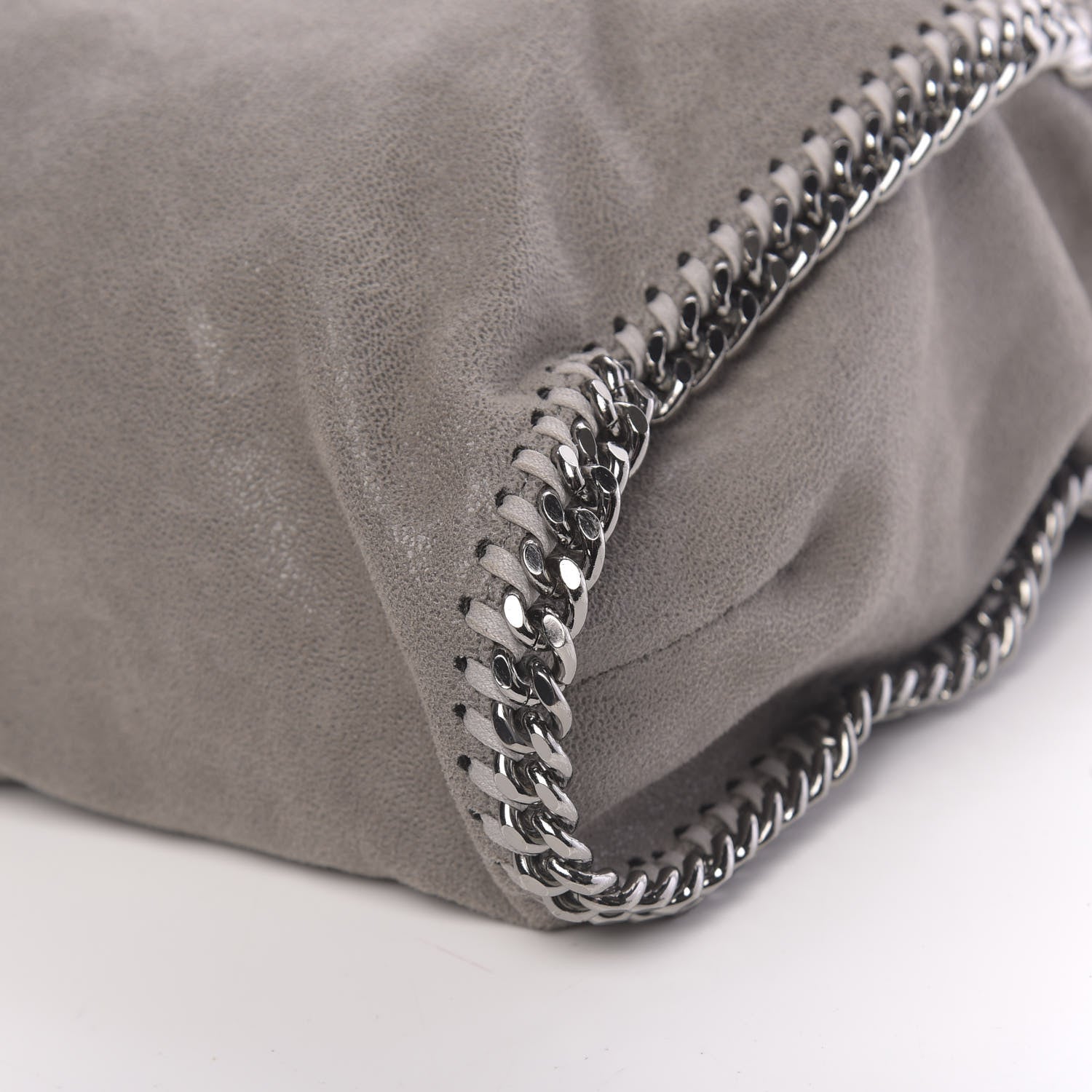 Stella McCartney Shaggy Deer Big Falabella Tote Grey 8 of 9