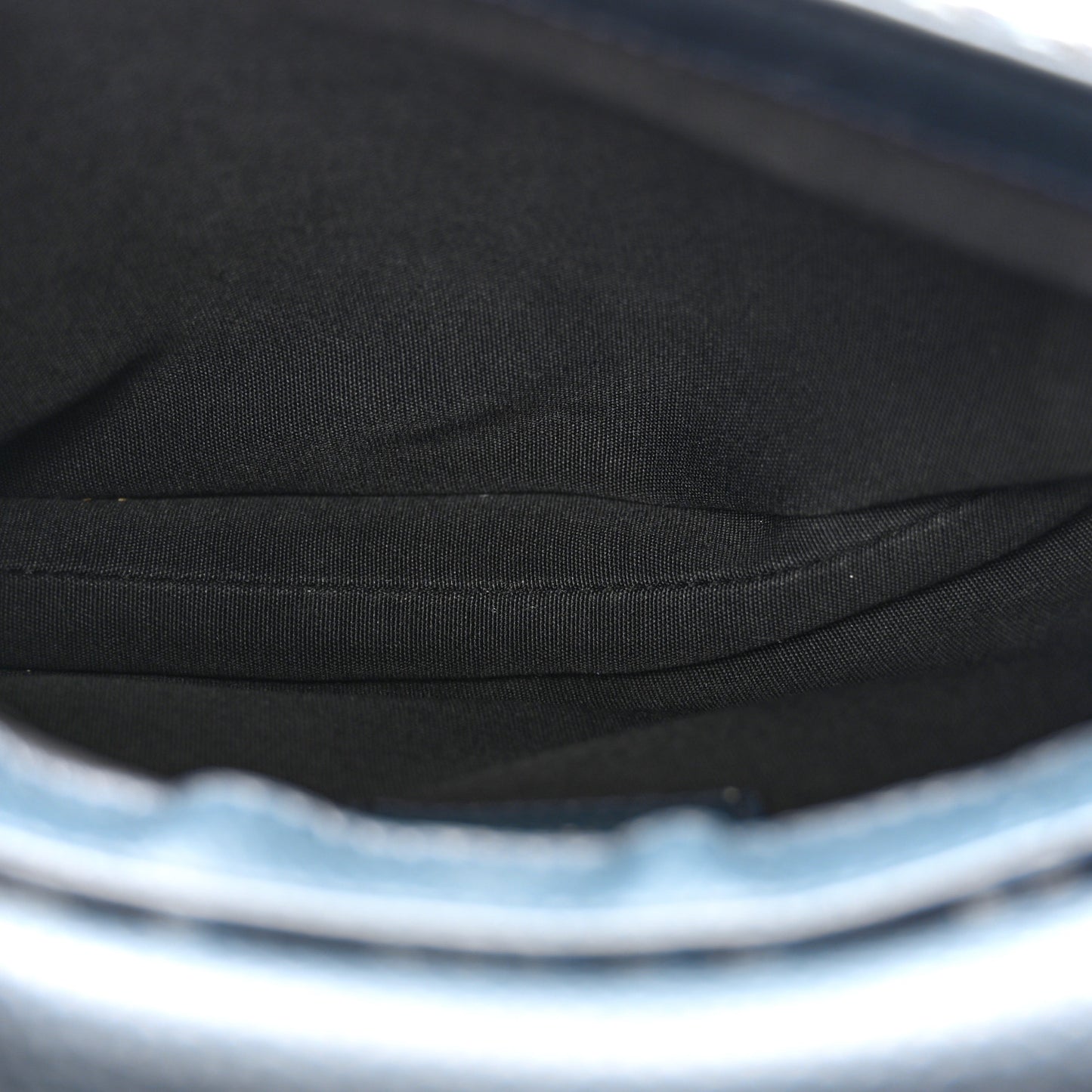 Oblique Saddle Messenger Pouch Blue Black