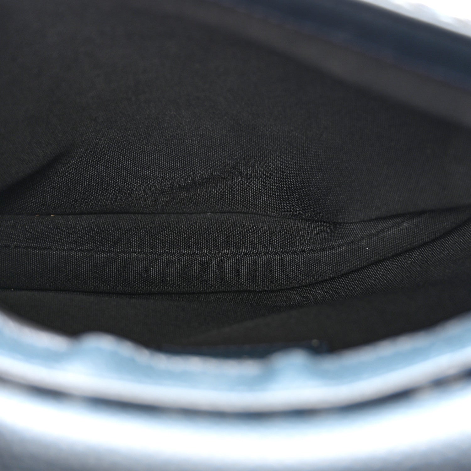 Christian Dior Oblique Saddle Messenger Pouch Blue Black 5 of 13