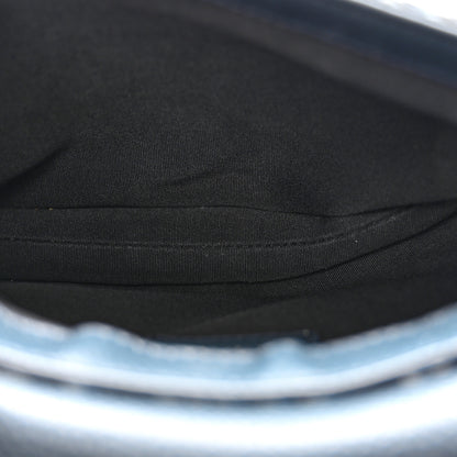 Christian Dior Oblique Saddle Messenger Pouch Blue Black 5 of 13