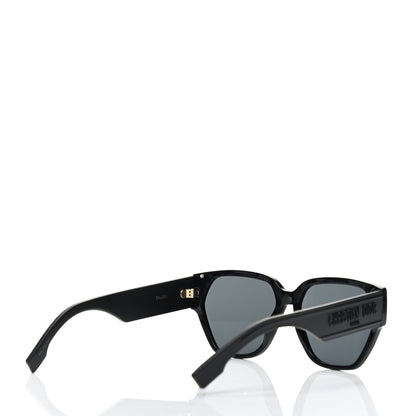 Christian Dior Acetate Square DiorID1 Sunglasses Black 4 of 6