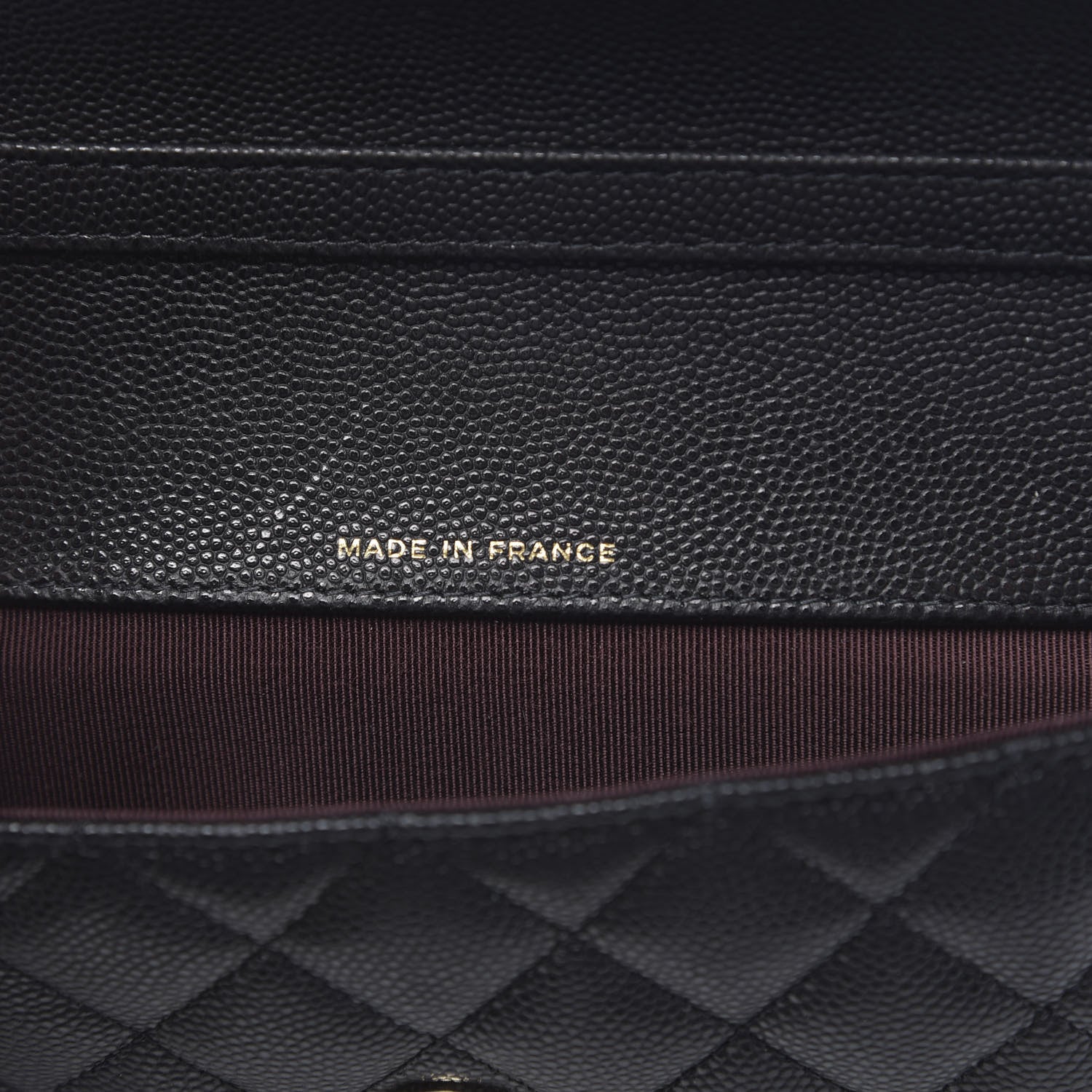 Chanel Caviar Quilted Glasses Case With Chain Black 7 of 12