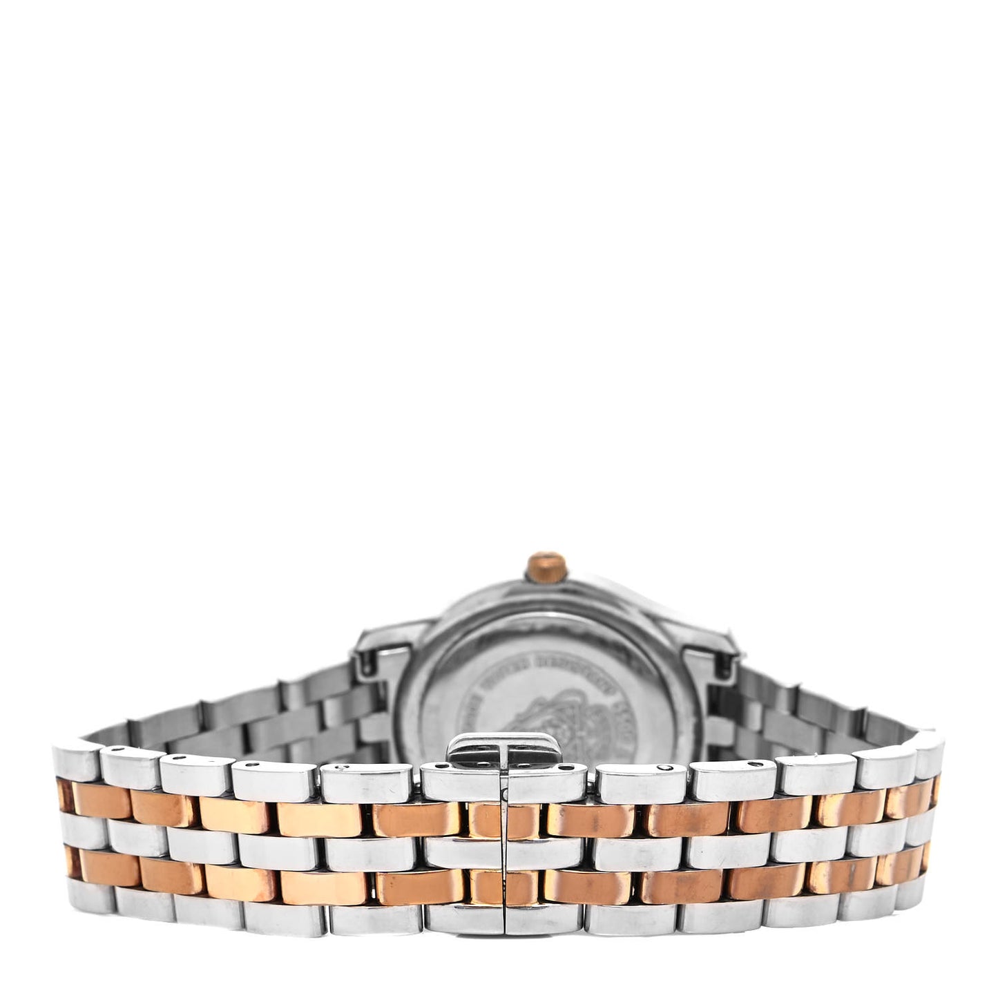 Stainless Steel Mother of Pearl 27mm 5500L Two Tone Quartz Watch