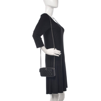 Chanel Caviar Quilted Small Boy Clutch With Chain Black 2 of 11
