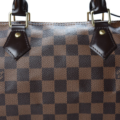 Louis Vuitton Damier Ebene Speedy 30 8 of 17