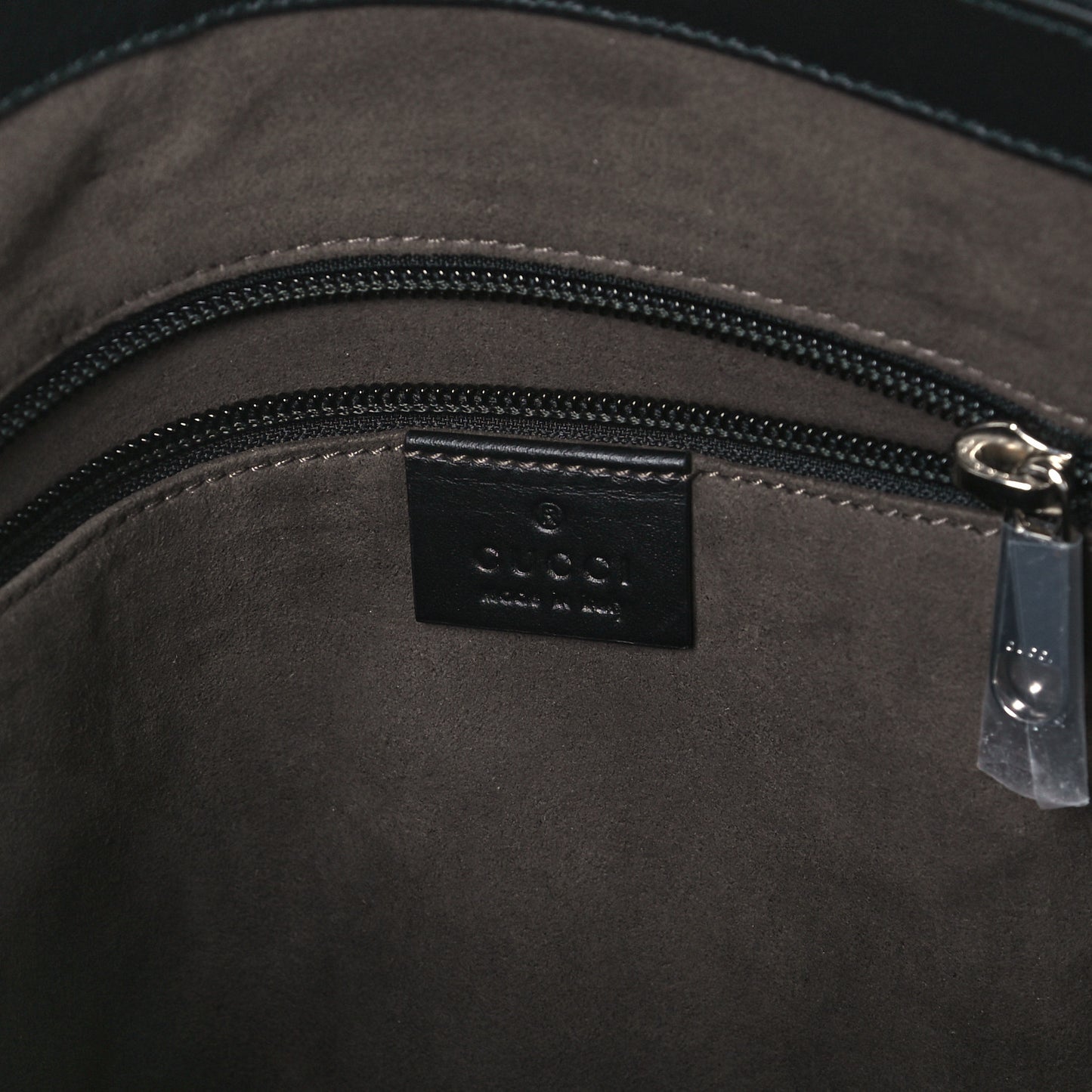 Guccissima Signature Medium Flat Messenger Bag Black