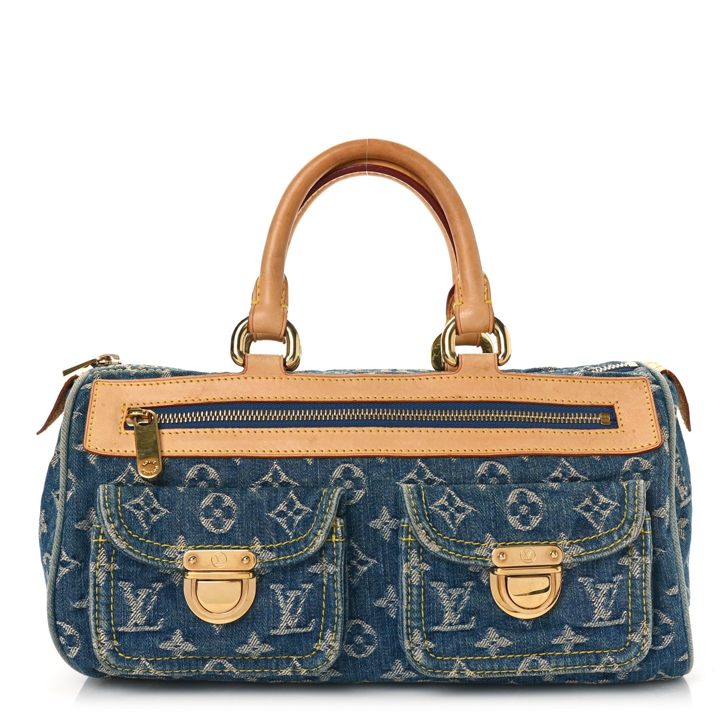 Monogram Denim Neo Speedy Blue