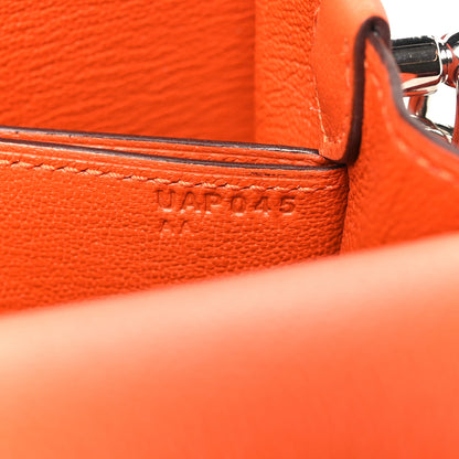 Hermes Evercolor Mini Sac Roulis Feu 7 of 12