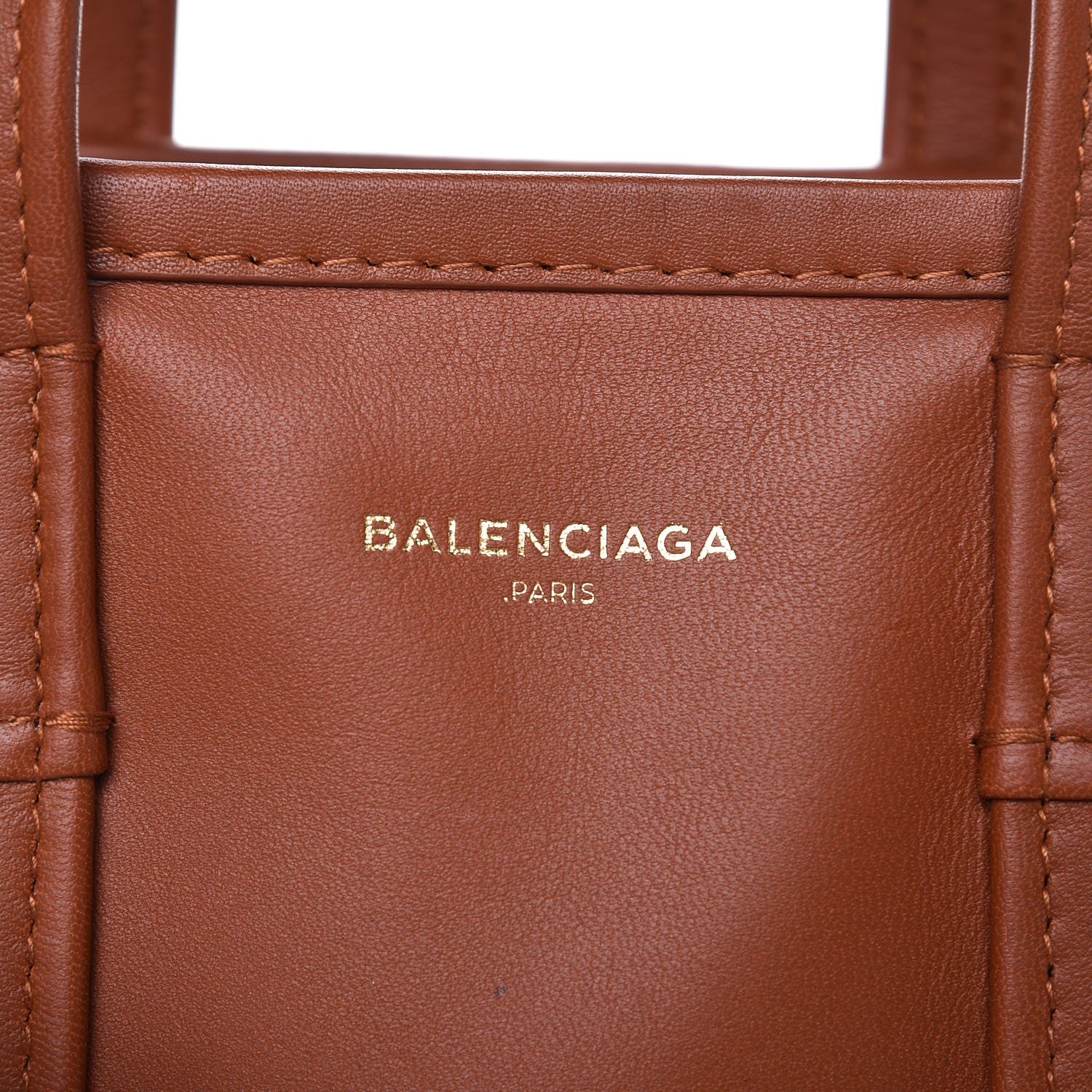 Balenciaga Agneau XS Bazar Shopper Tote Marron Fauve 8 of 17