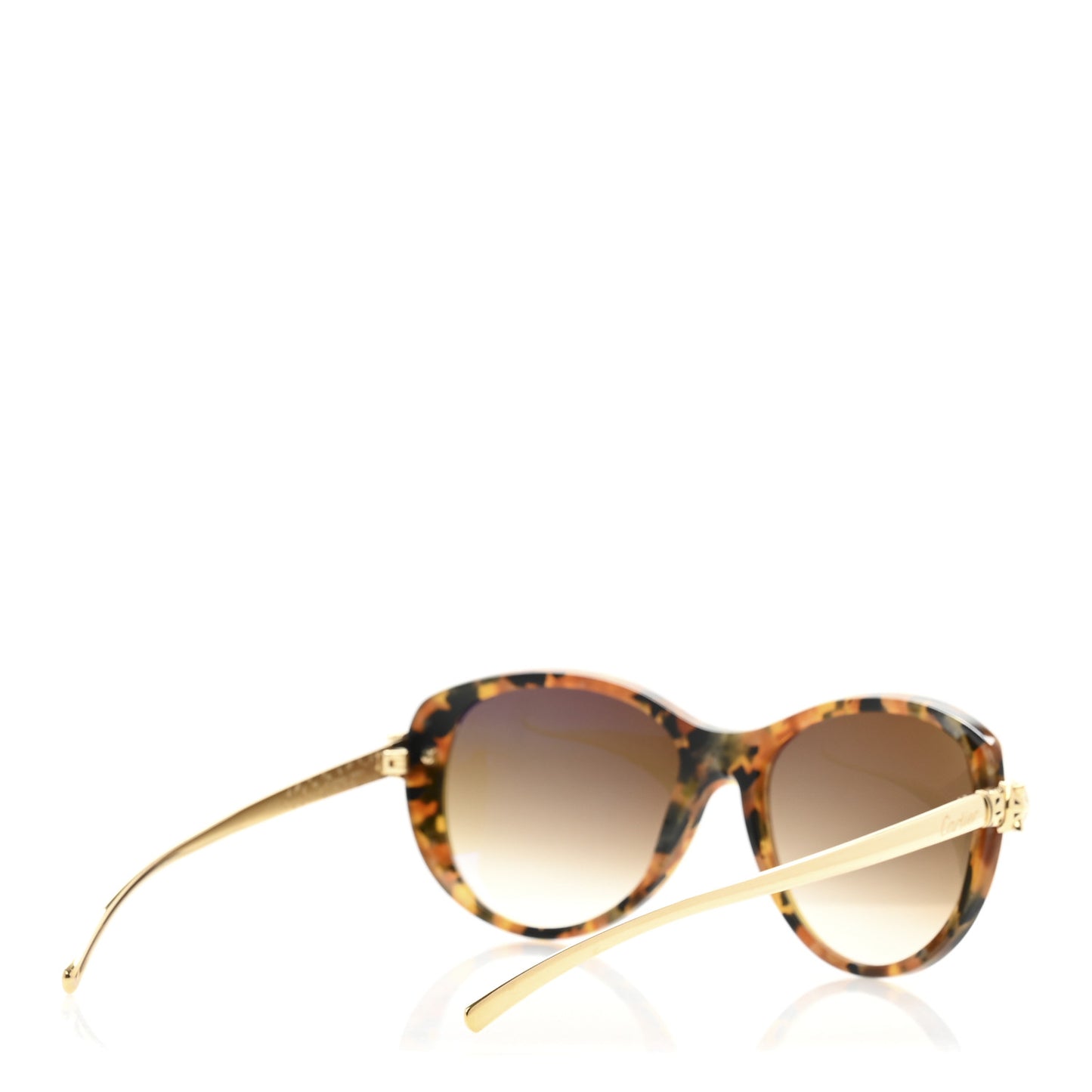 Panthere Wild De Cartier Sunglasses Tortoise