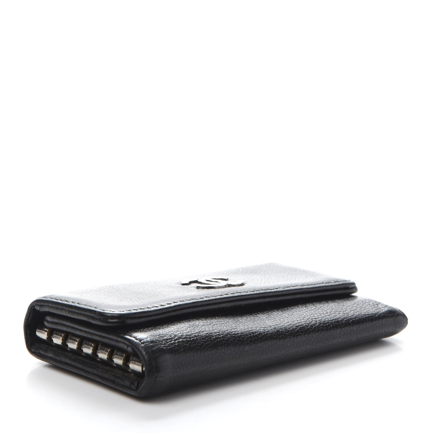 Chanel Caviar Brilliant 6 Key Holder Black 4 of 12