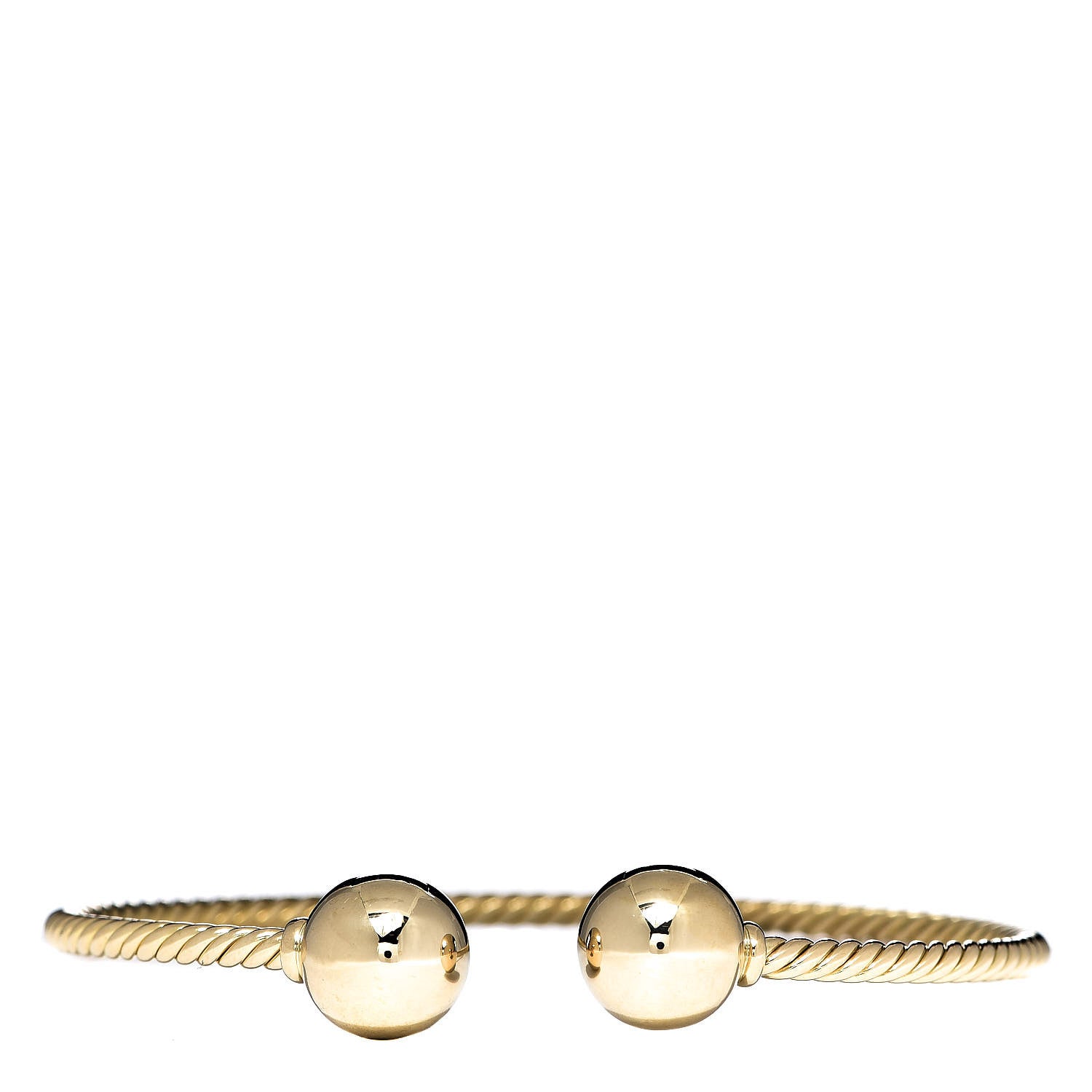 David Yurman 18K Yellow Gold 10mm Solari Bracelet 1 of 5