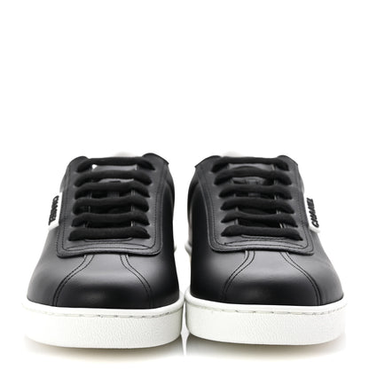 Chanel Calfskin CC Womens Sneakers 37 Black 3 of 9